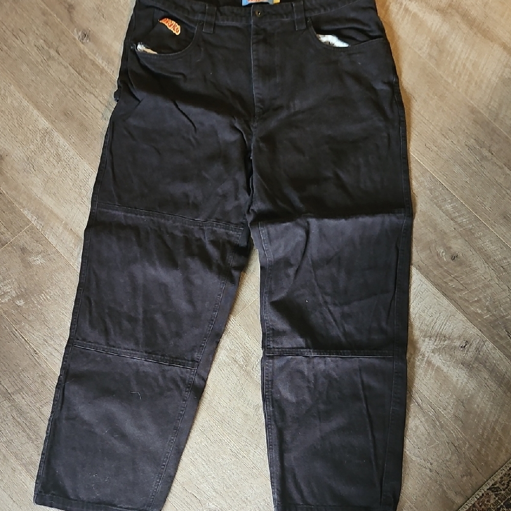 Empyre Black Wide Leg Jeans